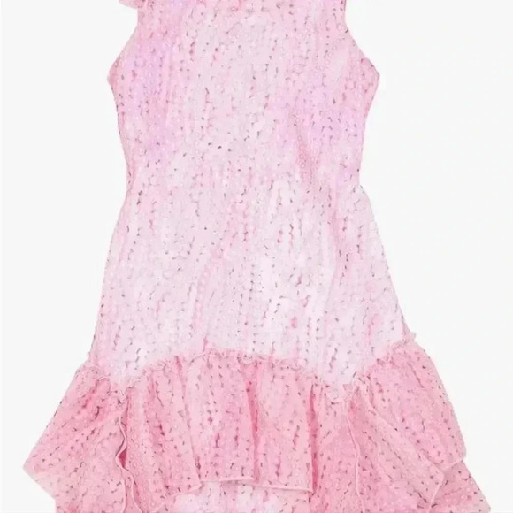 Kate Mack Girls' Precious Pearl Chiffon Dress - Picture 4 of 12